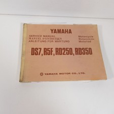 Yamaha DS7 / RD 250 350 Manuale Riparazione Libro Officina Manutenzione E 81328