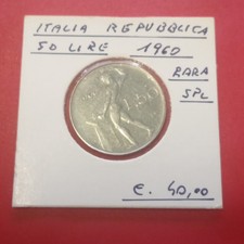 Repubblica italiana monete 50 Lire 1960