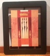 QUADRO ETNICO CM 57,5 X 47,5  ARREDAMENTO ARTE ARREDO ETNICO