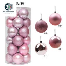 24 Pz 3/4/6 Cm Palle Di Natale