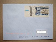 busta viaggiata con francobollo del 2019 - Peppe Diana - C.B. 1922