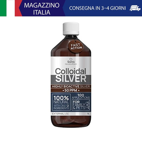 Argento colloidale puro ppm - puro, 50