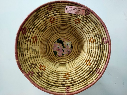 Cestino sardo ricamato - sardo,