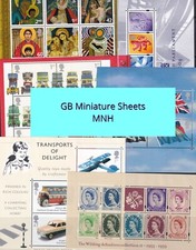 Fogli Miniatura Decimale GB MNH - Seleziona dall'elenco
