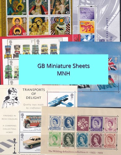 Decimal miniature sheets - miniature,