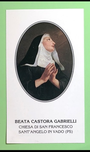 Santino beata castora - santino,