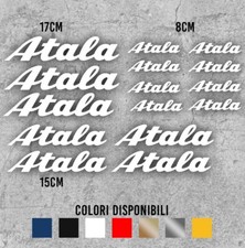 KIT ADESIVI PRESPAZIATI BICI ATALA Bike Bicicletta logo a colori Bici