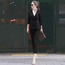 Tailleur completo donna nero