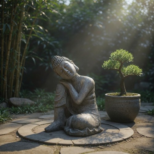 Statua buddha pacifico - buddha,