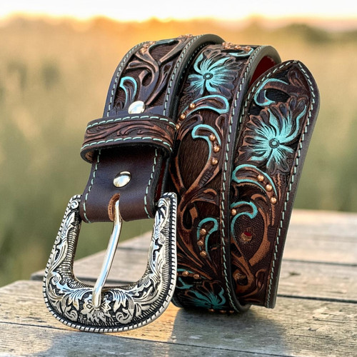 Cintura western pelle di - pelle,