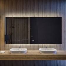 Specchio bagno led grande da