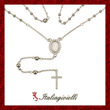 Collana rosario con - rosario, croce