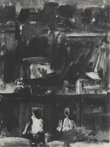 Ennio morlotti studio per - morlotti,