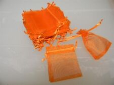 10 SACCHETTI ORGANZA ARANCIONE