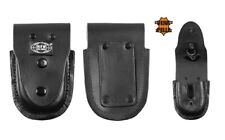 Porta Manette Pelle Nera MFH