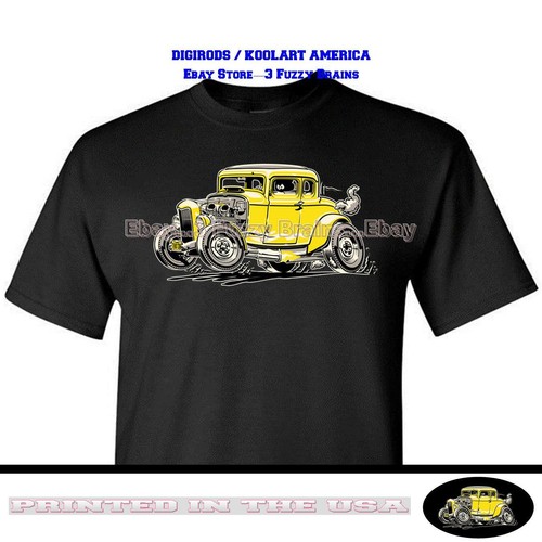Shirt nera ford 1932 - 1932, vintage