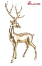 CERVO Resina oro decorazione