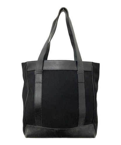 Gucci borsa tote tela nera - gucci,