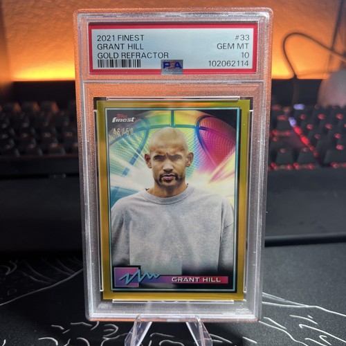2021 topps finest grant hill - finest,
