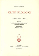 Scritti Filologici