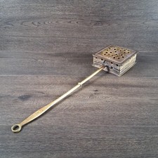 Scalda letto camino ottone