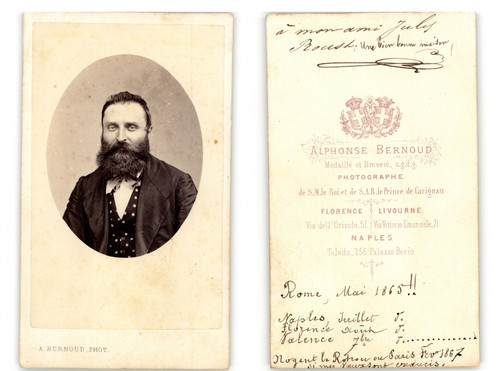 Alphonse bernoud rome 1865 - bernoud,,