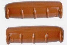 OFFERTA MANOPOLE MARRONE MIELE SCURO BICICLETTA R VIAGGIO BICI FRENI A BACCHETTA