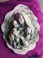 piastra invetriata madonna con