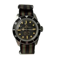 Walter Mitt Sea Bond Acciaio Automatico Nero Vintage Diver Orologio Unisex