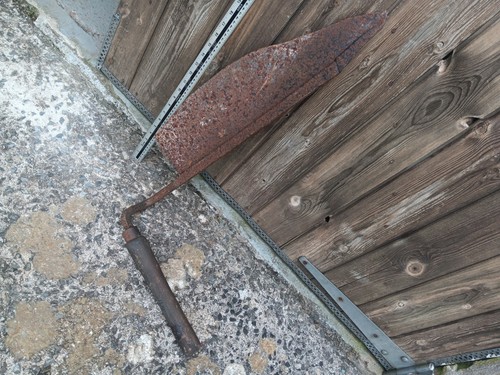 Antique hay bale - bale, tool