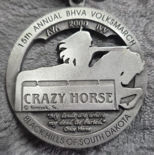 Medaglia cavallo pazzo - medaglia, 15°