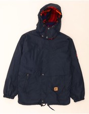 Giacca a vento uomo con cappuccio K-WAY UK 34 XS blu navy poliammide CP03