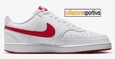 SCARPE NIKE COURT VISION LOW NEXT NATURE - HF1744-101 col.bianco/rosso