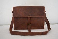 Borsa a tracolla 14 in pelle messenger ufficio scuola laptop borsa a tracolla