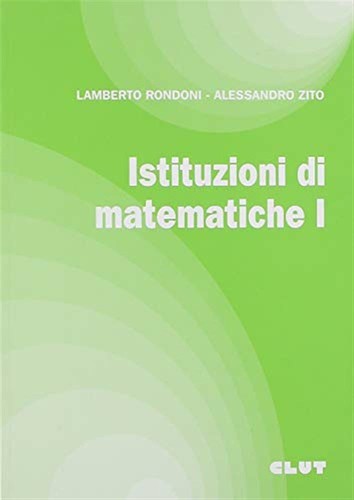 Istituzioni matematiche - istituzioni, di