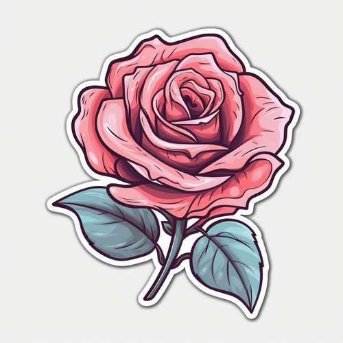 Adesivi auto sticker fiori - 5,