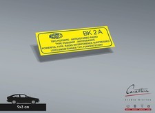 ADESIVO BOBINA ACCENSIONE ALFA ROMEO ALFETTA MAGNETI MARELLI BK 2 A