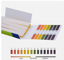 80 CARTINE TORNASOLE MISURAZIONE PH acidità strisce misura test indicatore acqua