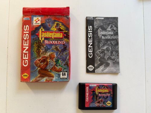 Castlevania bloodlines sega - -,
