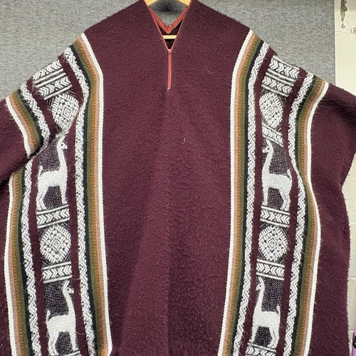 Poncho vintage peruviano