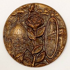 Medaglia Comune di Firenze, Girafirenze, 1983, Autore Antonio Berti