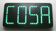 DISPLAY led 4 cifre/lettere