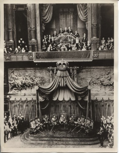 1934 press photo italy royal - press,