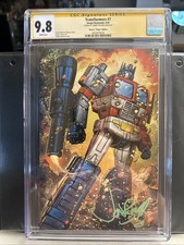 Transformers #7 CGC 9.8 Signature Series firmato da Jonboy Meyers con certificato di autenticità