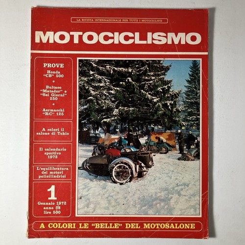 Rivista motociclismo gennaio - motociclismo,