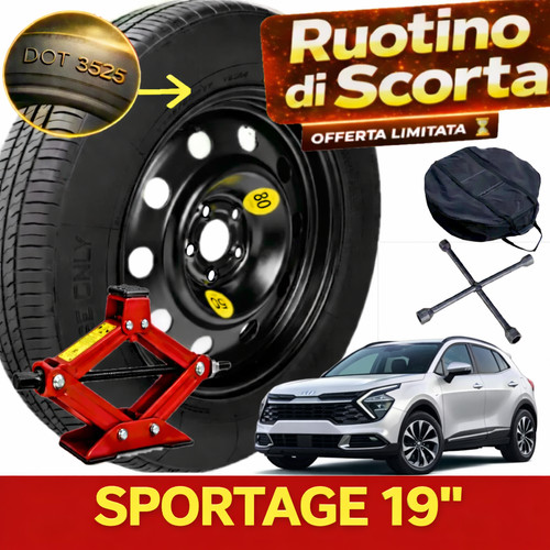Ruotino scorta per kia - per,