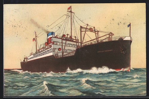 Ansichtskarte passagierschiff - ansichtskarte,