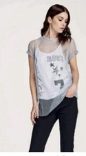 Completo top+maglia trasparente Denny Rose Tg S