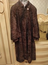 Pelliccia Vera,  persiano colore marrone scuro, Taglia 46/48