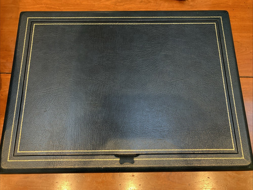 Asprey leather desk blotter - asprey,
